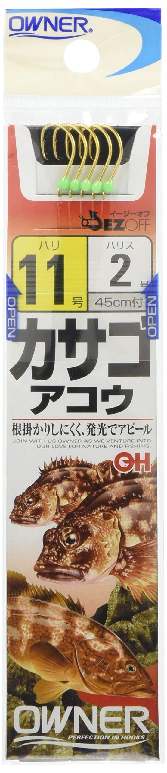 

OWNER RockfishScorpionfish Hook 11-2 Fishing Hook