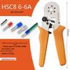 Hexagonal Mini Ratchet Crimping Pliers Set HSC8 6-6 for European Terminals