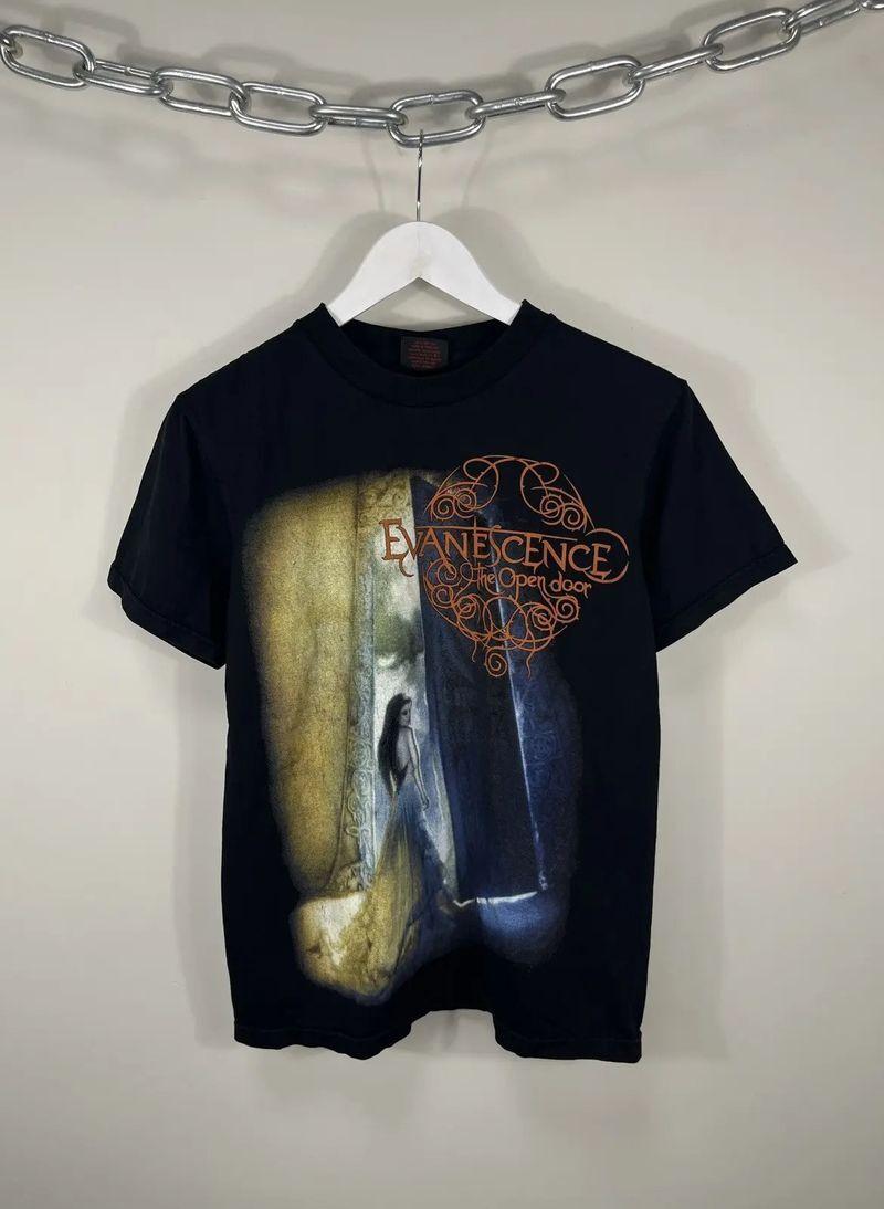 90 Evanescence The Open Door Album Black Band Unisex Tshirt S5XL KH5737 S