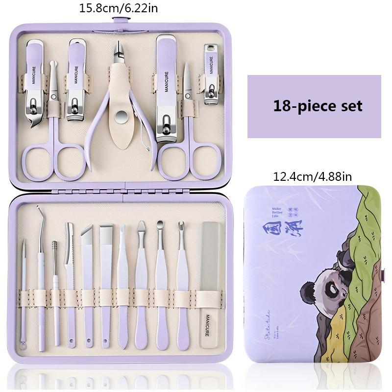 Artistic Nail Clippers Set Nail Scissors Nail Clippers Nail Groove Pedicure Knife Stainless Steel Scissors Original Household