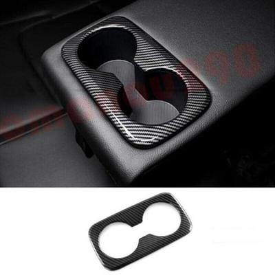 For Kia Sportage  2024 Carbon Fiber Look Rear Armrest Box Cup Holder Trim