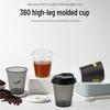 Disposable PP High-Foot Coffee & Milk Tea Cups