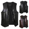 Men's Sleeveless Vest V Neck Casual Comfortable Lightweight Sports Outerwear Vest with Snap Button Closure and Multiple Pockets