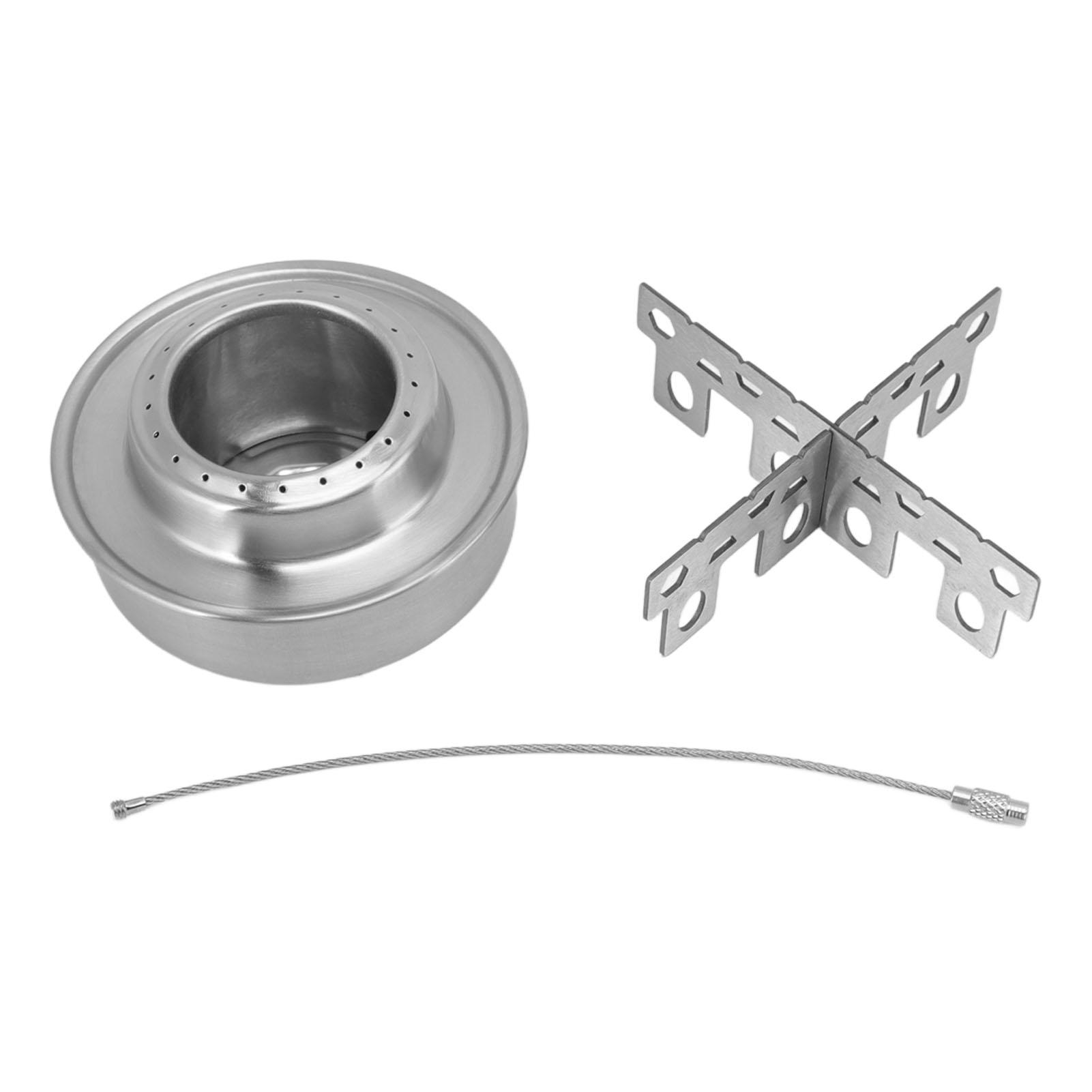 

Outdoor Portable Camping Stove Stainless Steel Mini Backpacking Stove for Camping Hiking