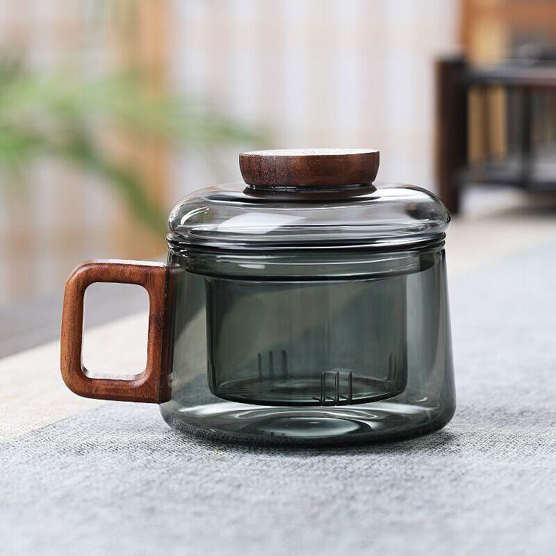 Jialang High Borosilicate Chubby Glass Tea Cup