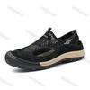 Fashion Large Size Men's Casual Shoes 2025 Summer Mesh Breathable Comfortable Flats Fashion Non Slip Outdoor Soft Sole Vintage Sandals