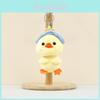 Adorable Plush Duck Keychain Cute Yellow White Pink Duckling Plush Toy Accessory