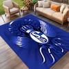 FC Schalke 04 Print Rug, Washable Floor Carpet, For Entryway Dorm Laundry Room Office Study, Home Decor Birthday Christmas Gift