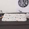 Kids Memory Foam Pillow With Cotton Cover Wave Shape Toddler Sleep Support 58x33x5-7cm