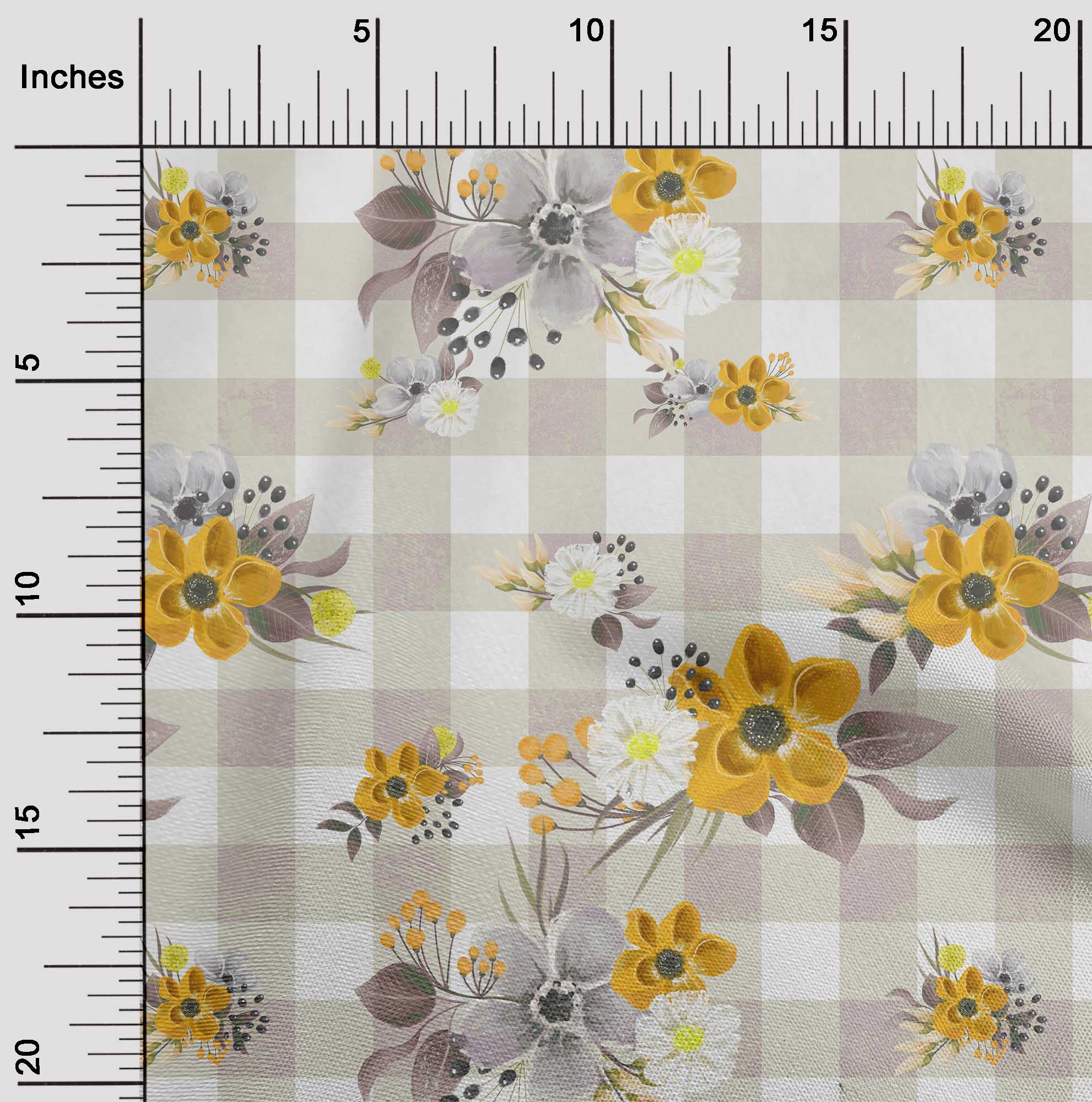 

oneOone Georgette Viscose Aqua Blue Fabric Floral Sewing Fabric By The Yard Printed Diy Clothing Sewing Supplies 42 Inch 42 Inch Wide - Viscose Chiffon жовтий