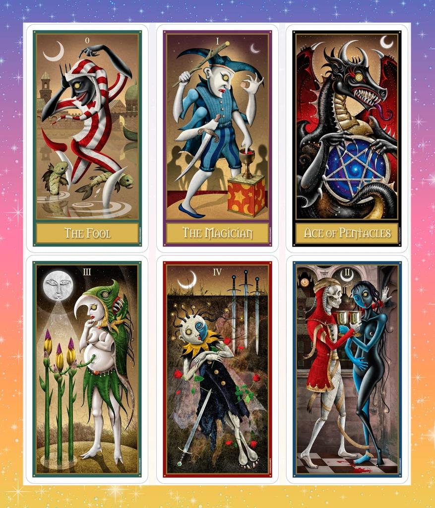 Deviant Moon Tarot, Waite Edition, with Japanese Instructions, Lulucouture [Authentic]