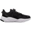 Li Ning Kids Comfortable Versatile Non-Slip Low-Top Casual Shoes Kids Sneaker Black YKCU230-1