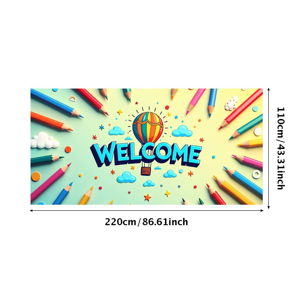 Customizable   Welcome Banner   Event Sign   School Decor   for  Reception Teachers’ Day Campus