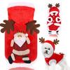 New Pet Christmas Clothing, Autumn and Winter Flannel Warm Cat Dog Clothing, Elk, New Year's Pet Clothing