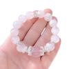 Natural Snowflake Rutilated Rose Quartz Bracelet - Popular Internet Celebrity Item