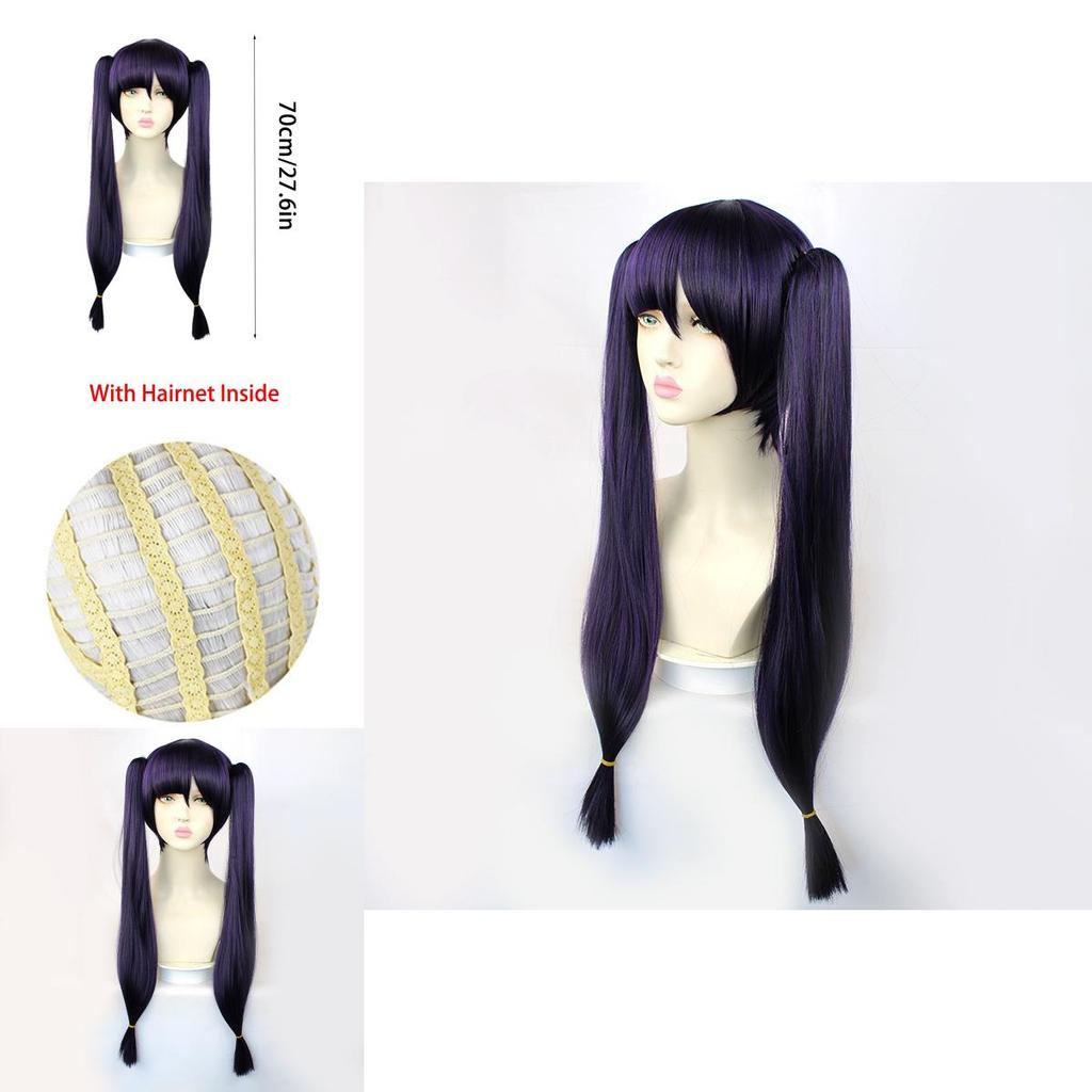 Genshin Impact Mona Wig Hairpiece Adult Cosplay Props Halloween Party Carnival