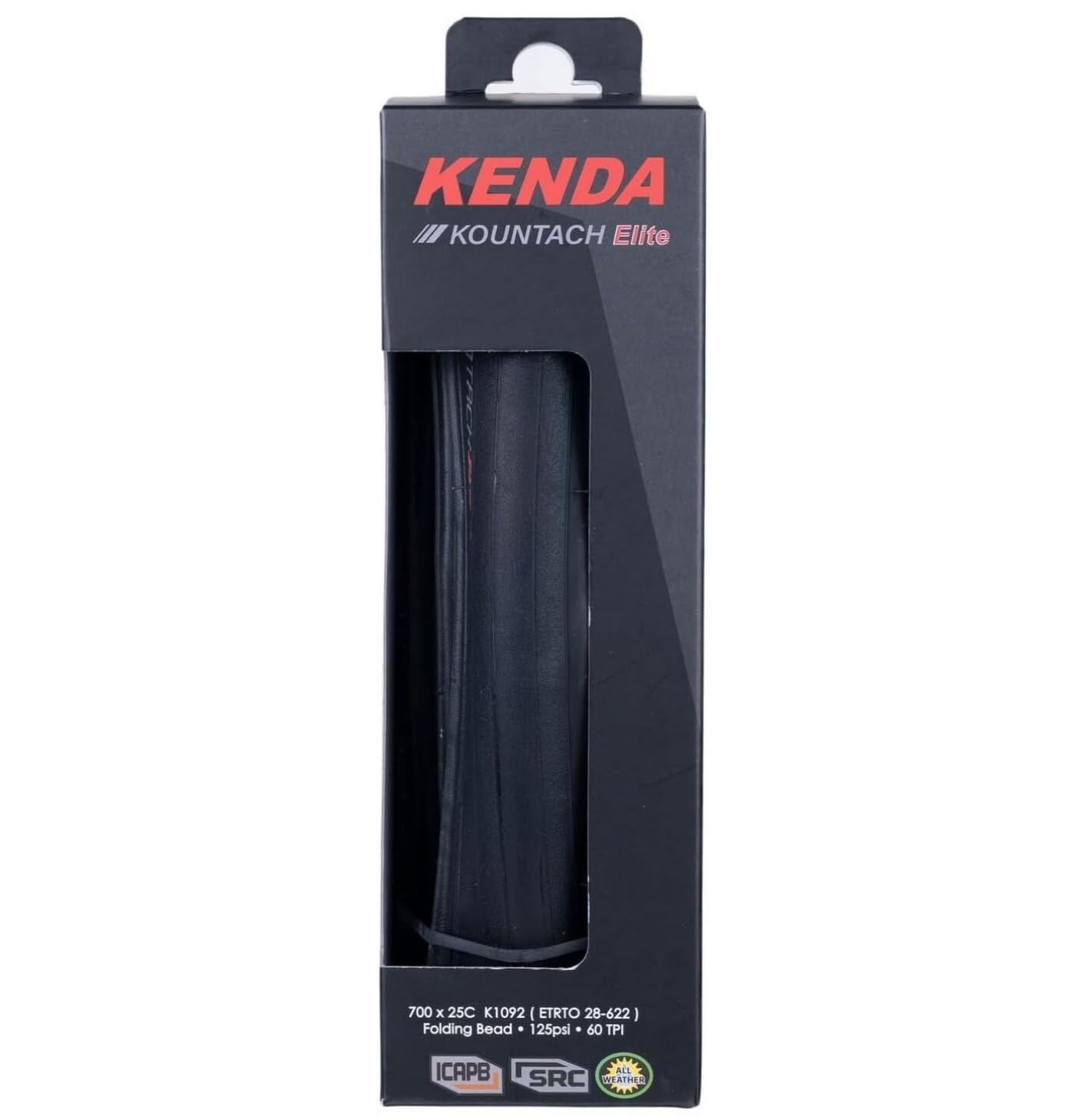 

Kenda KOUNTACH ELITE 700x25C 60TPI Складная Покрышка для Шоссейного Велосипеда Сверхлегкая (K1092) Шины, (218 г)