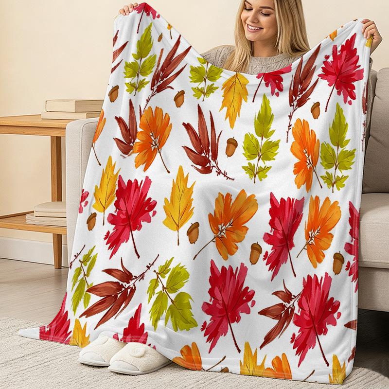 Lightweight Flannel Throw Blanket Soft, Vibrant, Warm Cozy, Perfect for Home Leisure, Couch Naps, Cozy Home Essentials
