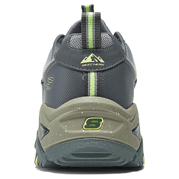 Skechers DLites Hiker Comfortable Versatile Durable Low Top Casual Shoes Men Sneakers Gray Brown 237421-GYMT