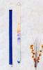 Narrow Tapestry Wild Linen Interior Tapestry Wall Hanging "First Geese" 100% Hand-dyed