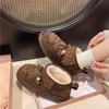 Thick-soled Heightening Imitation Leather Snow Boots Women's 2025 New Northeast Thick Velvet Warm Foreign Style Versatile Women's Snow Cotton Boots