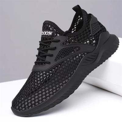 Summer Men's Breathable Fly-woven Sports Shoes Large Size Lightweight Single Shoes Outdoor Casual Shoes Hollow Men's Shoes