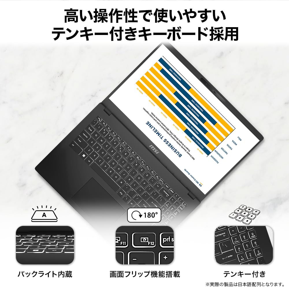 I9 High Power and Large MSI Business Laptop 16GB 1TB Inch Core Windows 11 Home [Core Installed, Screen] Modern15H, Memory, SSD, 15.6 FHD, i9-13900H,