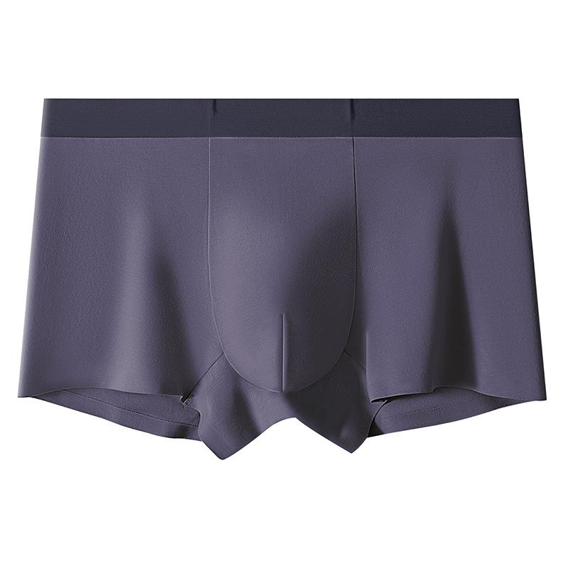 Men's Spring and Summer New High End Non Mark Comfortable Cotton Flat Angle Underwear