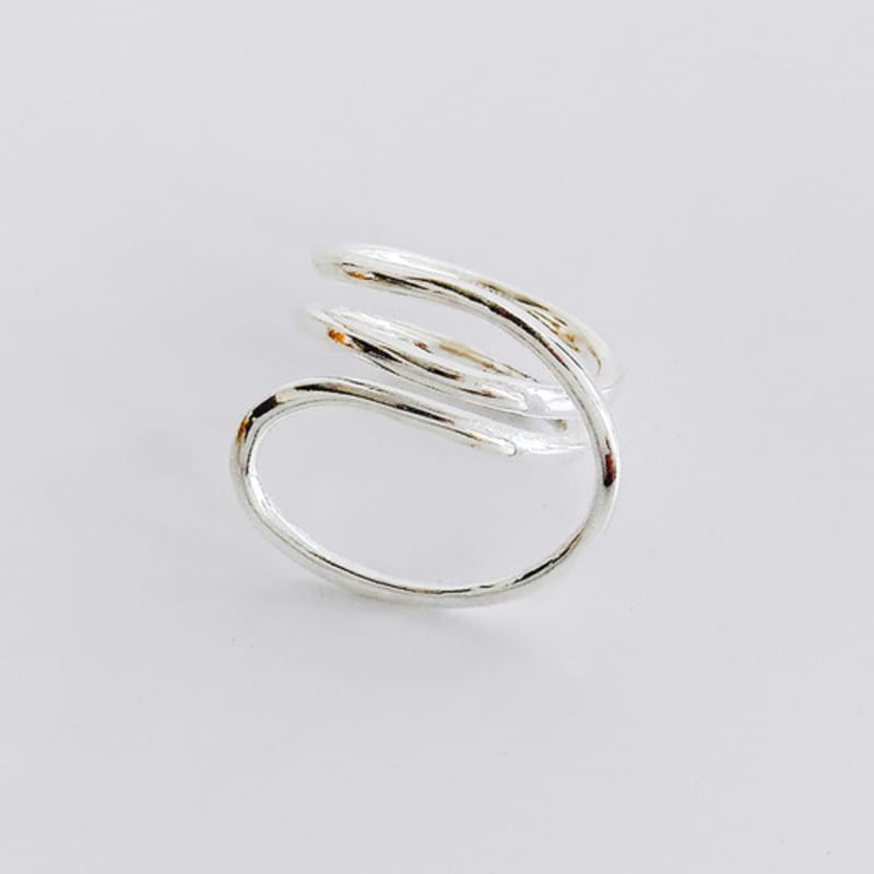 

Серпень Гармонія Срібло 925 Мелодійний Дріт Кільце No. 18