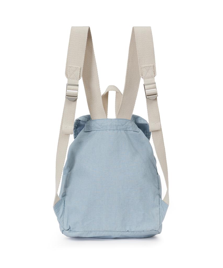 Secondsalt Washed Denim Mini Backpack (Sky Blue)