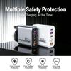 200W Dual-Port Multi-Protocol Fast Charger for Smart Home & Travel Appliances