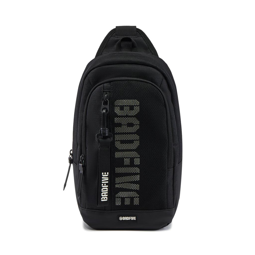 Li Ning Polyester One Shoulder Sling Bag Unisex Black ABDV305-1