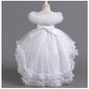Girls Puffy Princess Dress Flower Girl Wedding Piano Performance Formal Dress