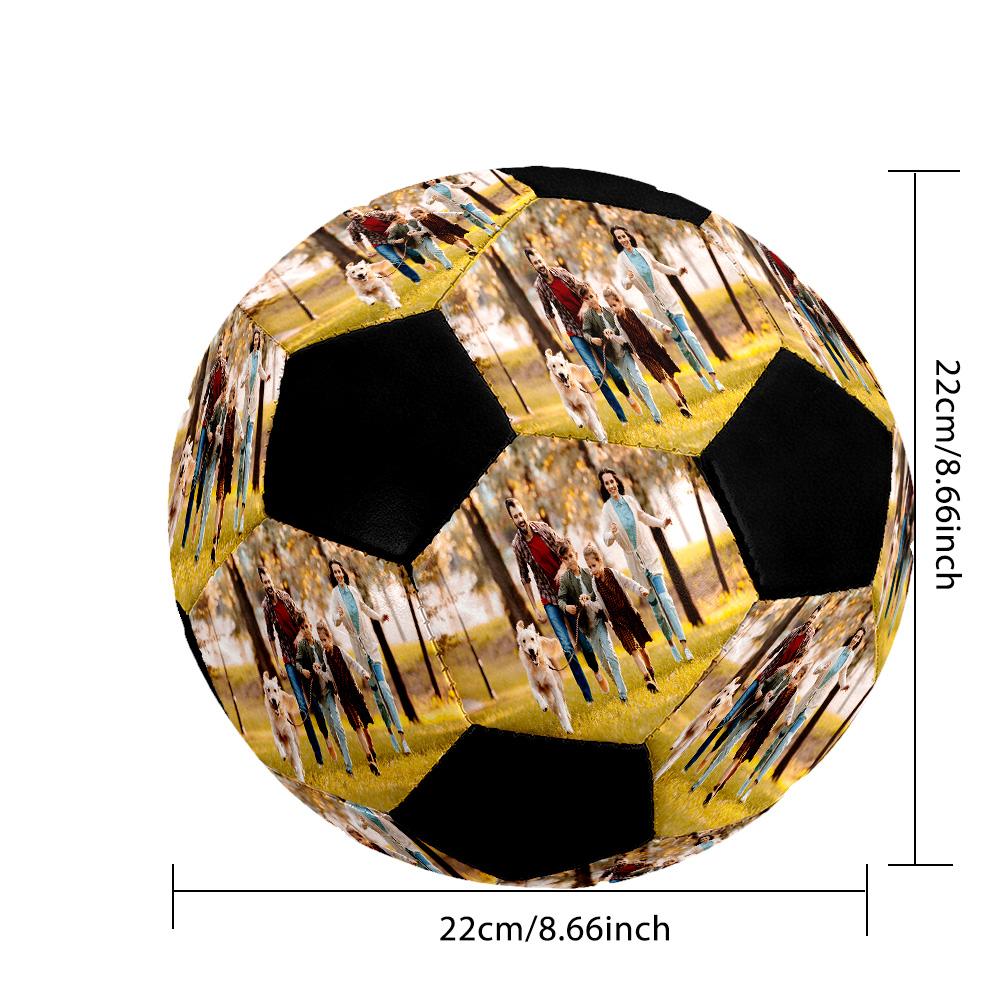 Family Autumn Walk Together. Personalized image Size 5 Soccer football Machine Sewn Indoor/Outdoor Universal Football