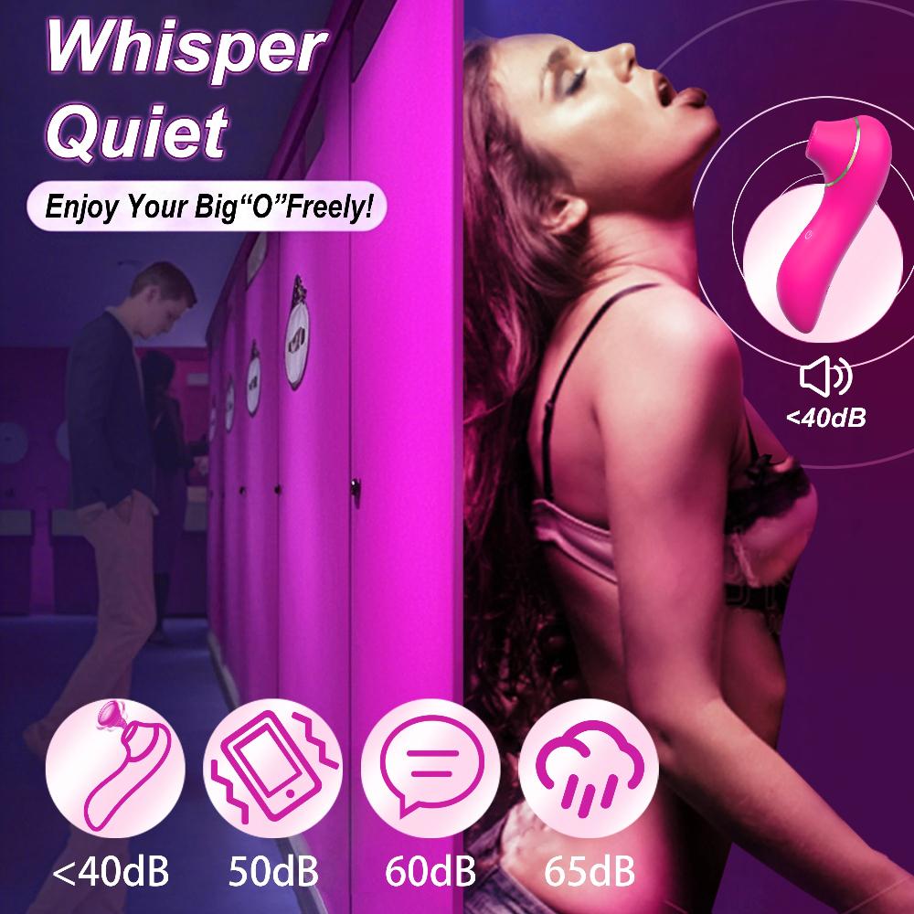 Women Sucking Vibrator Female Clitoris Nipple Oral Masturbator Vagina G Spot Vacuum Massager female sex toys for Adult Product