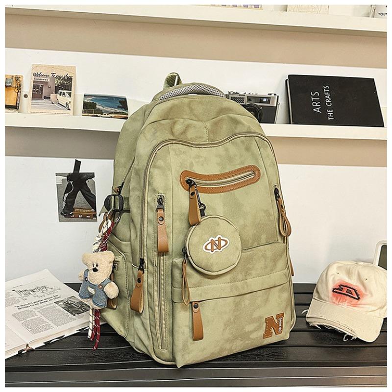School bag new high value college style simple backpack couple light travel mountaineering large capacity backpack