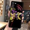 Dragon ball Golden Frieza telefonfodral för Samsung Galaxy S21 S20 FE S22 Ultra S10 S9 S8 Plus S10e Note 20 Ultra Silikonskydd