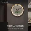 Timess Smart Night Light Perpetual Calendar Wall Clock