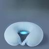 Ice Silk Cooling U-Shaped Neck Pillow Portable Foldable Comfortable Travel Support for Airplane Office Home Use