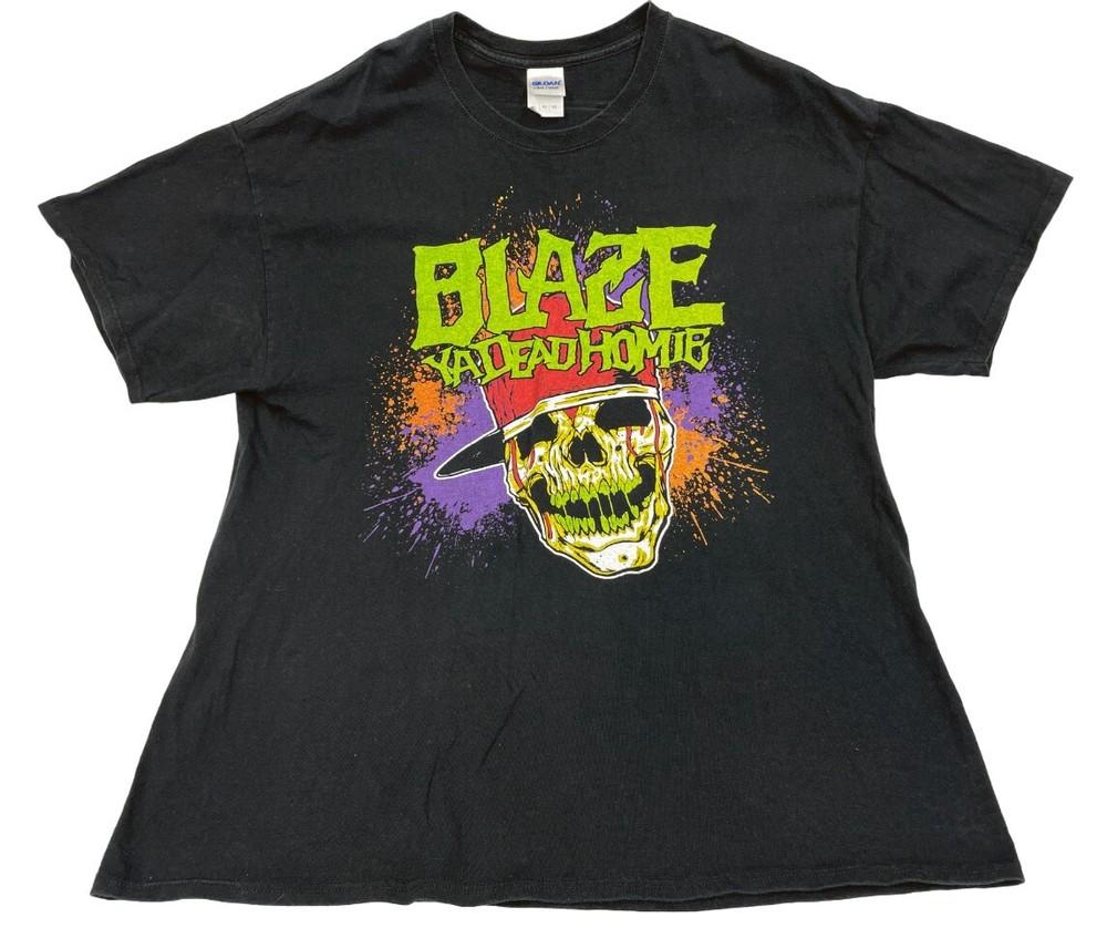Blaze Ya Dead Homie 2014 Fright Fest Tour Band Concert Double Sided T-shirt XL XXXXL