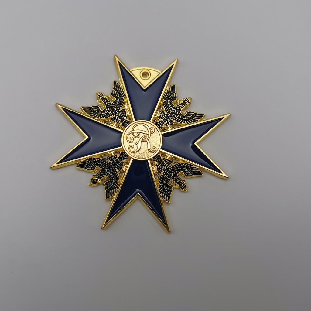 Black Eagle Medal, Blue Knight Medal, Necklace Pendant, Commemorative Medal, Film and Television Props