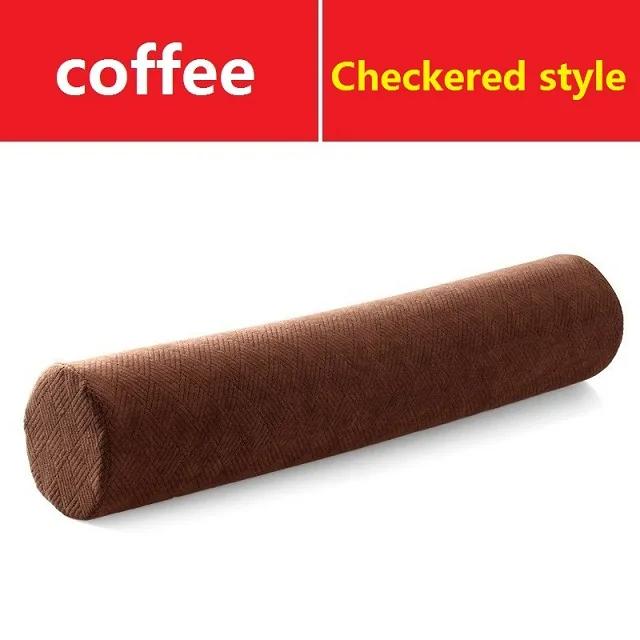Memory Foam Roll Pillow for Knee/Leg/Neck, Full Moon Bolster/Round Cylinder Pillow for Sleeping, Neck Pain Relief, Side Back Sto