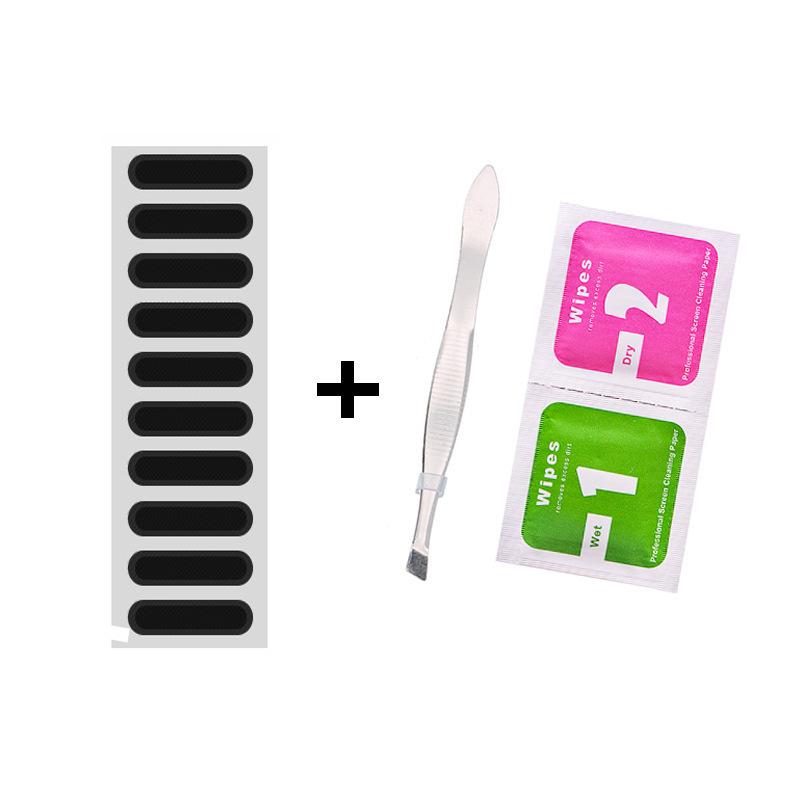 Universal Dustproof Mesh Sticker for Mobile Phones and Tablets - Earpiece Speaker Protection (6/8 Holes, Dustproof, Waterproof).