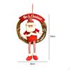 Christmas Wreath Door Hanging Garland Party Decorations for Indoor