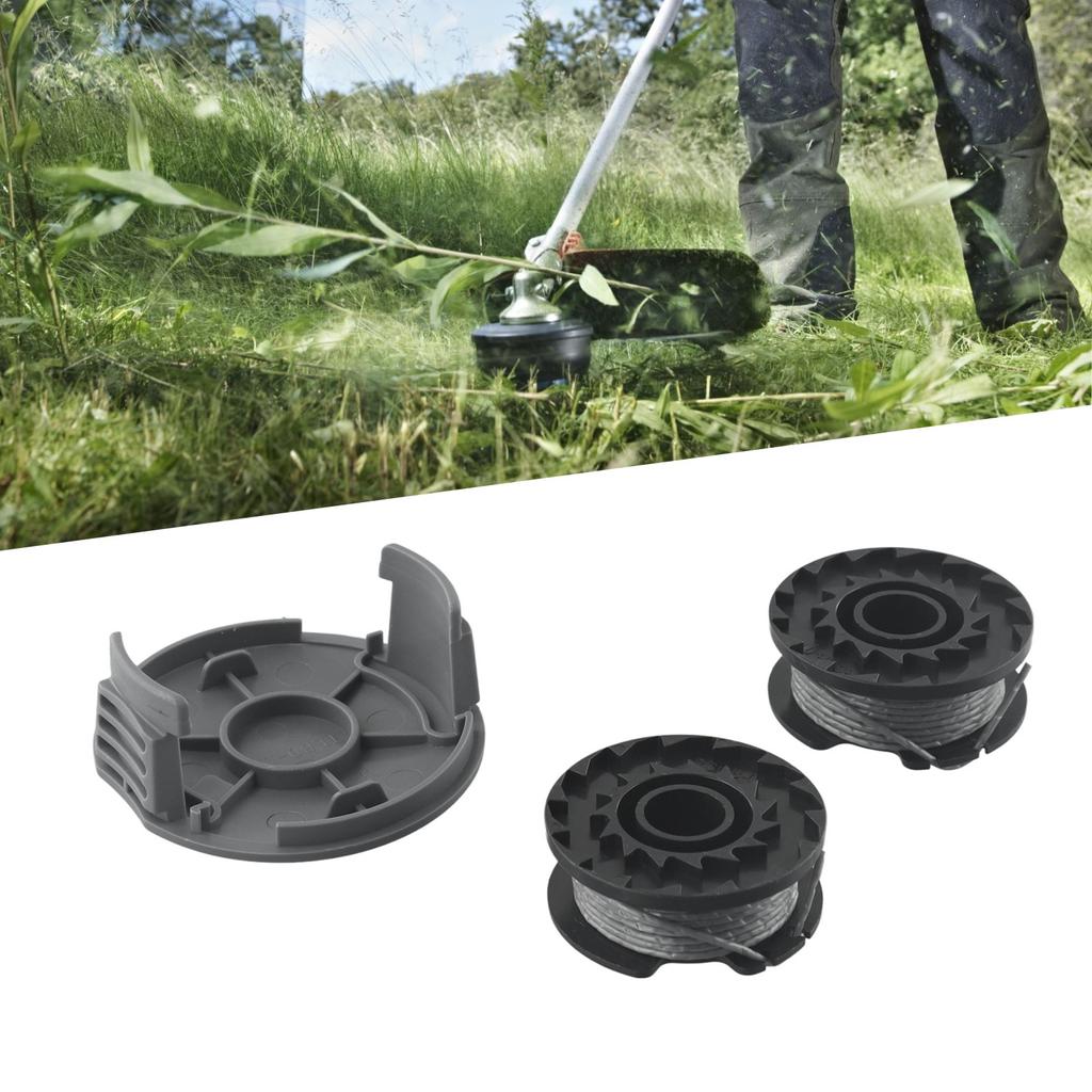 For BOSCH Grass Trimmer Line F016800569,F016800385 + Spool-Cover Set F016F05320