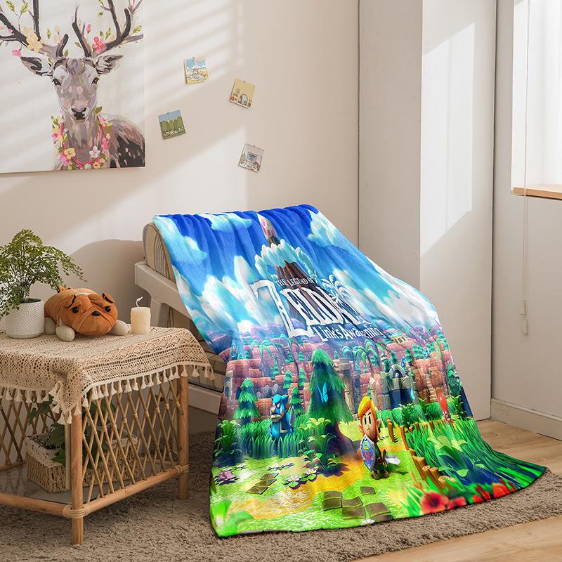 Cartoon Double-Sided Flannel 3D Digital Printing Blanket Blanket