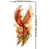 1 Sheet Phoenix Watercolor Temporary Tattoos For Women Girls Fake Covers Up Water Transfer Tattoo Sticker Adults Arm Waist Thigh