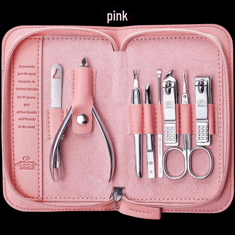 777 8-Piece Manicure Set with Nail Clippers