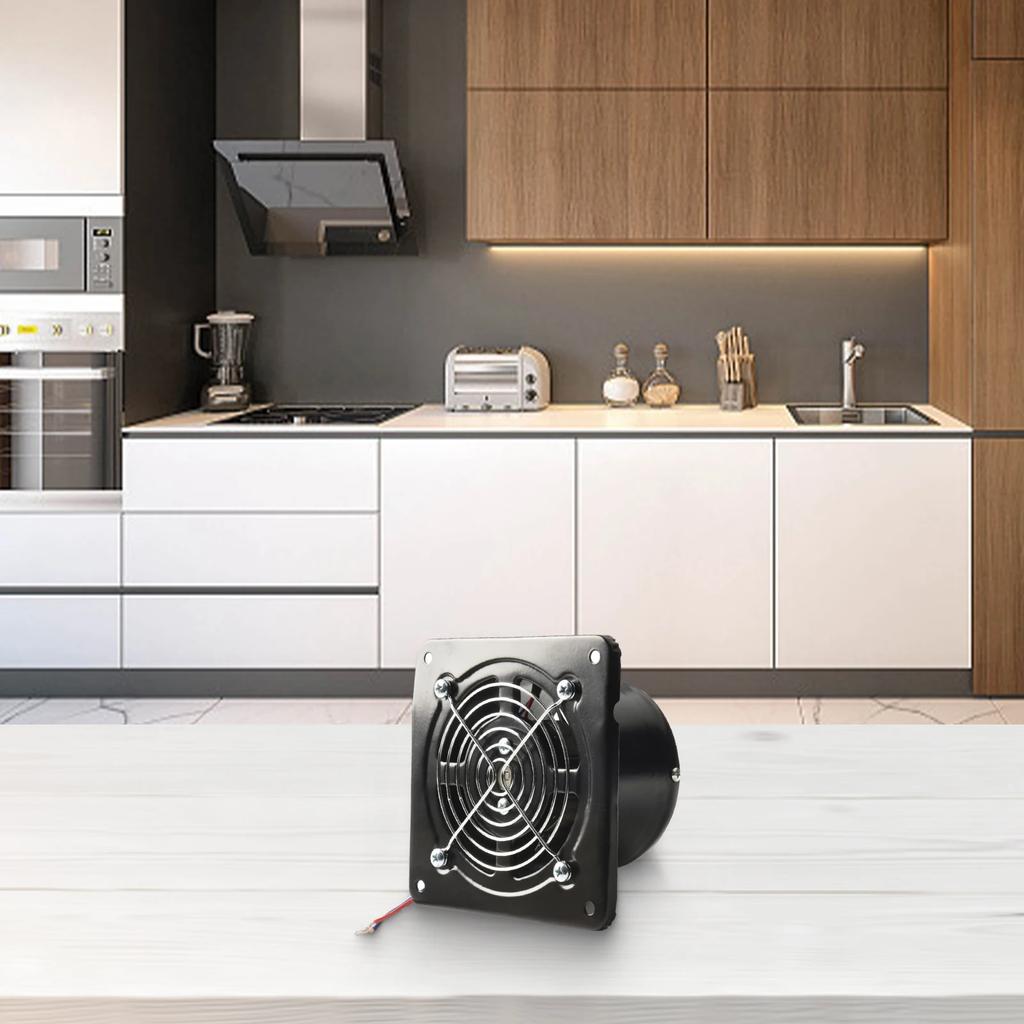 Powerful Ventilation 4 Inch Kitchen Exhaust Fan for Window and Wall Efficient Ventilation for Kitchens and Bathrooms