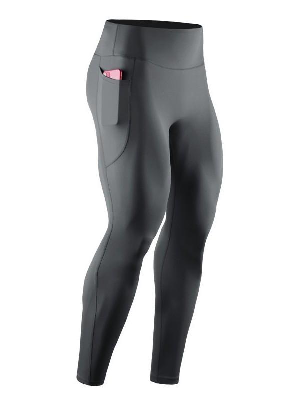 Men's High-Waisted Compression Yoga Leggings for Sports and Fitness